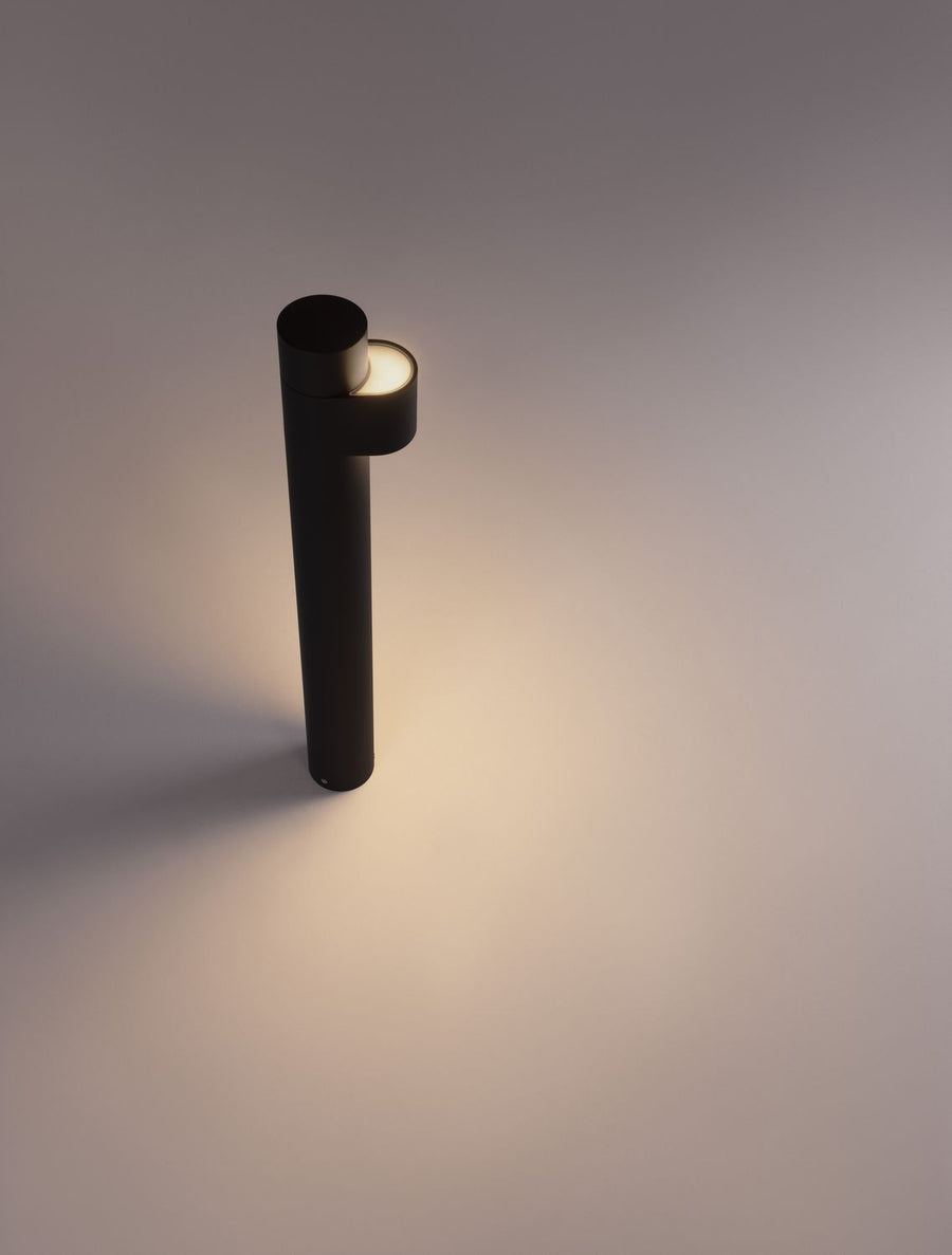 Borne extérieure Aduro noire, H 65 cm