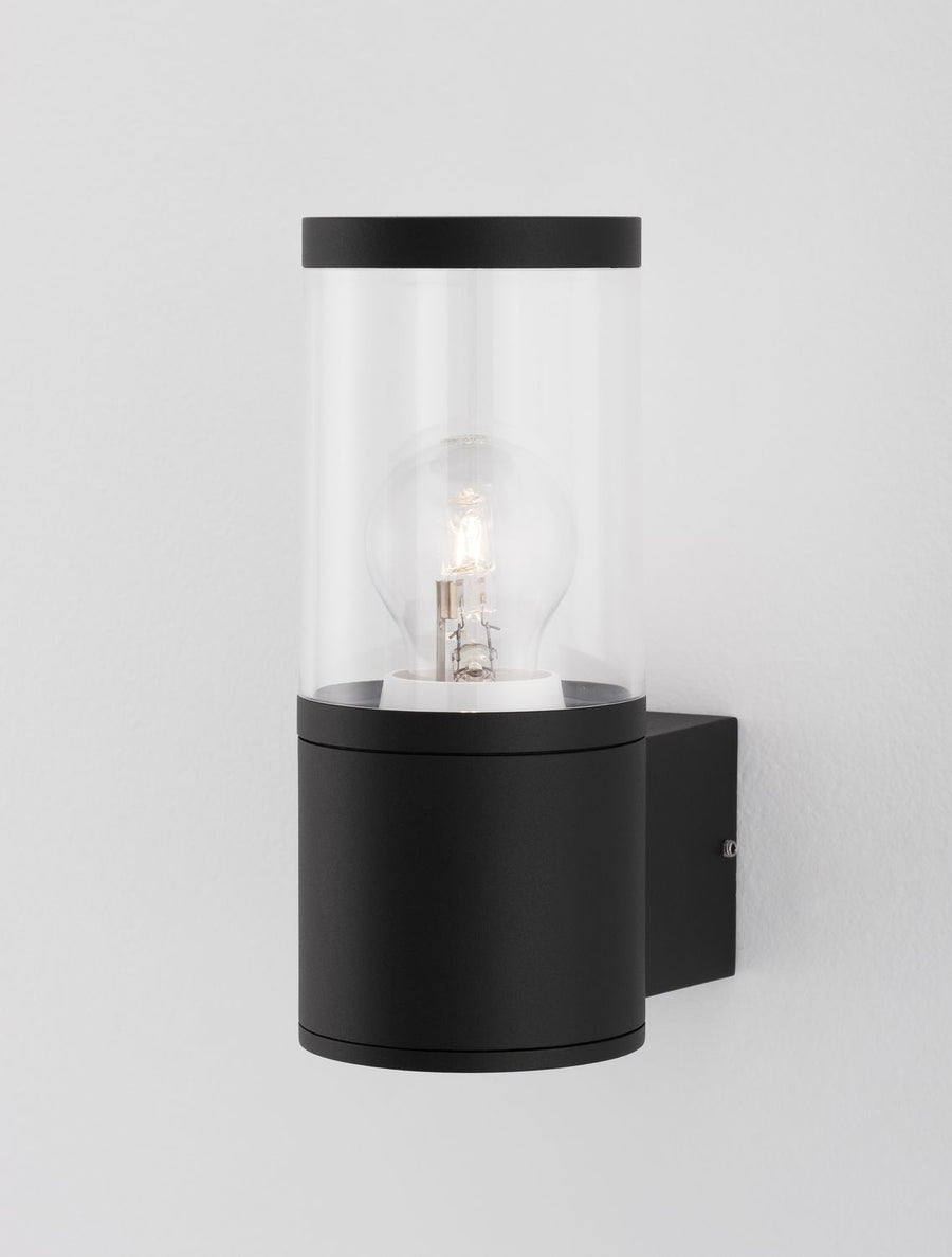Borne extérieure Cetera noire, H 21 cm