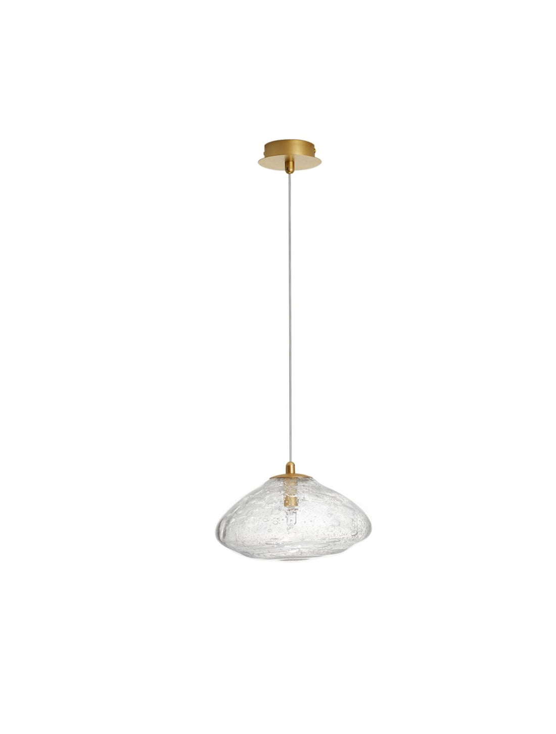 Suspension King dorée, verre (9006047)