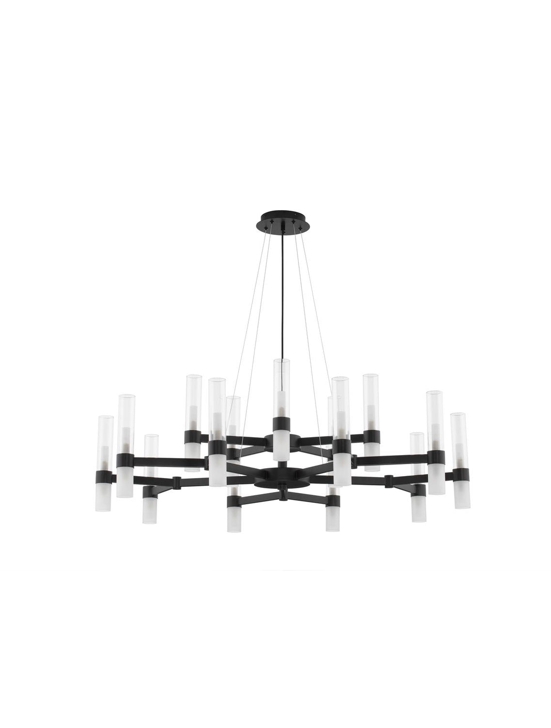 Suspension Century noire, verre