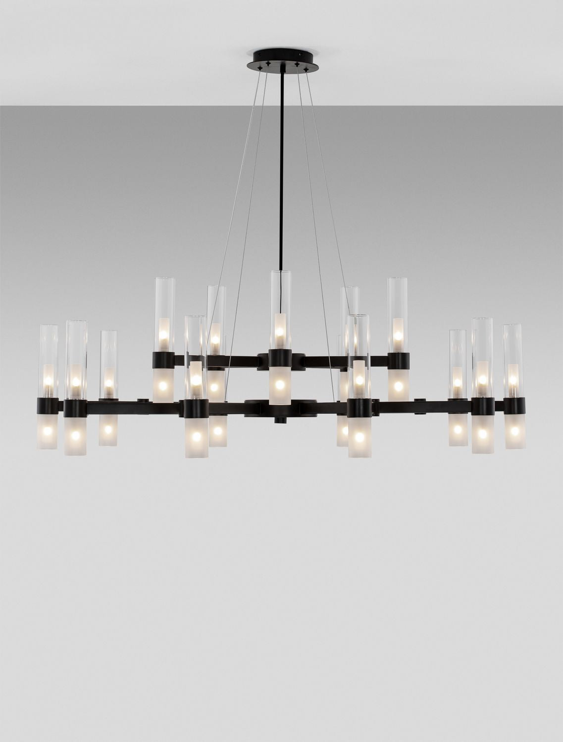 Suspension Century noire, verre