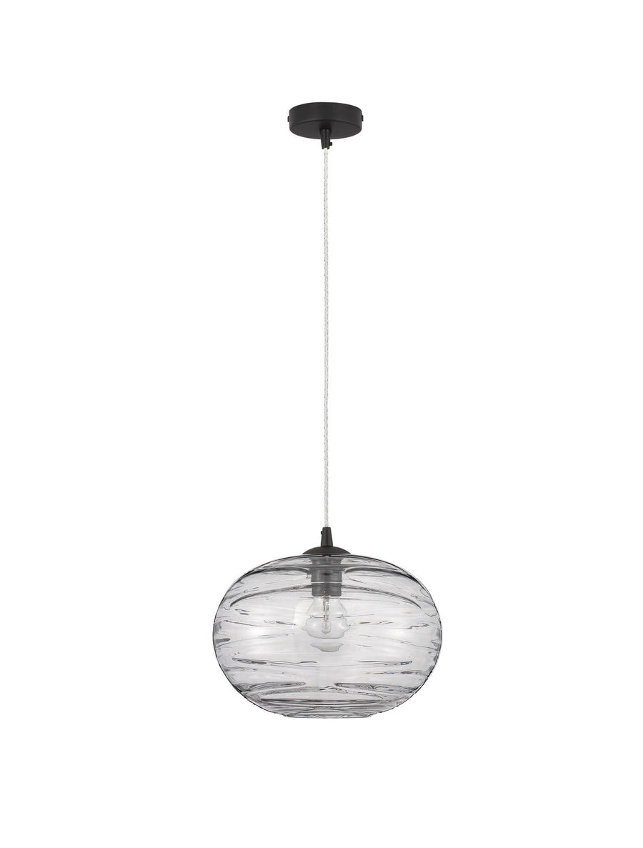 Suspension Evleen noire, verre (9009257)