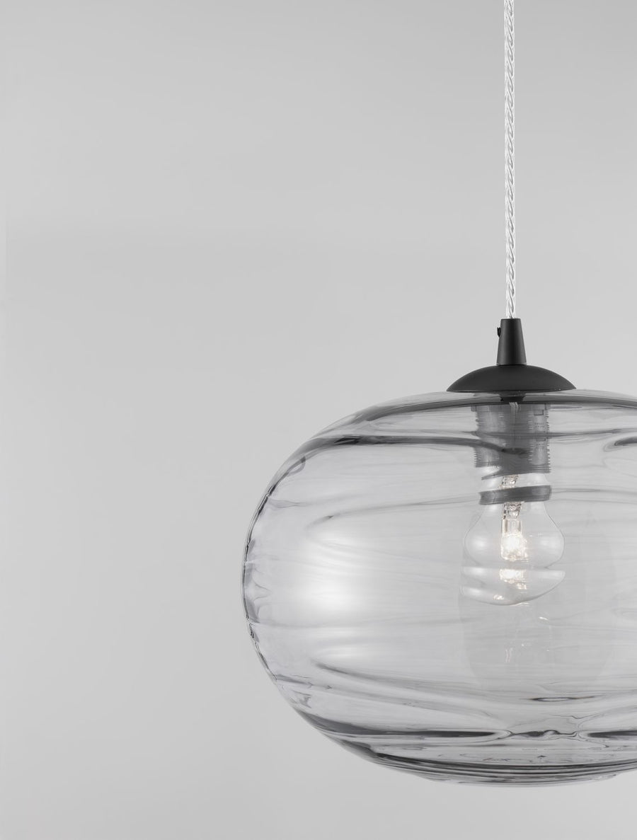 Suspension Evleen noire, verre (9009257)