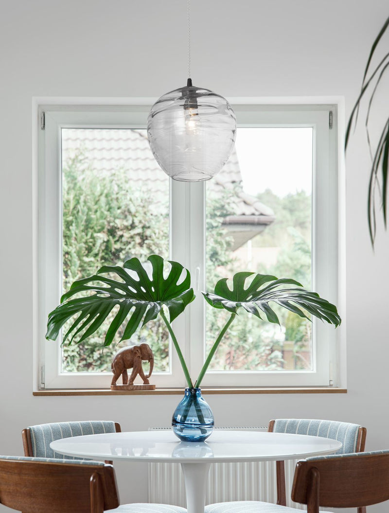 Suspension Evleen noire, verre (9009258)