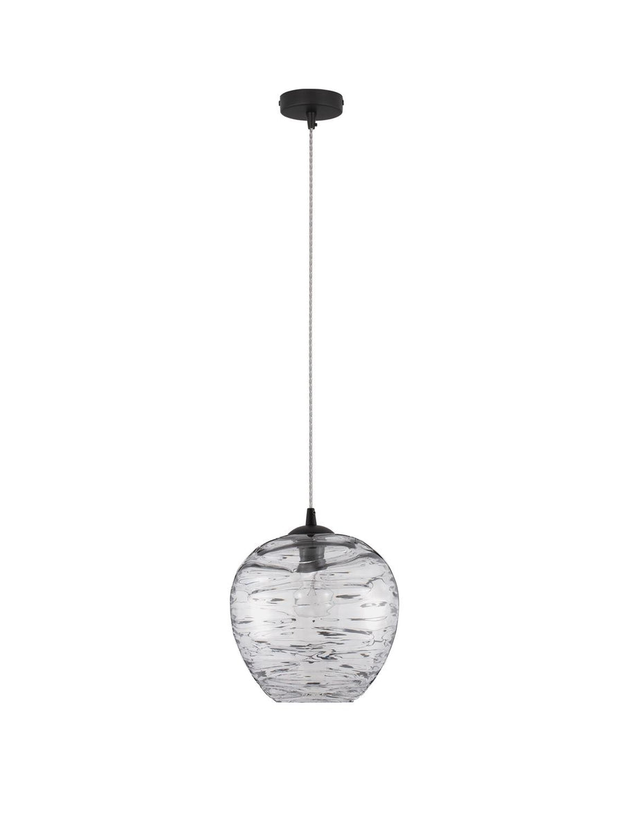 Suspension Evleen noire, verre (9009258)