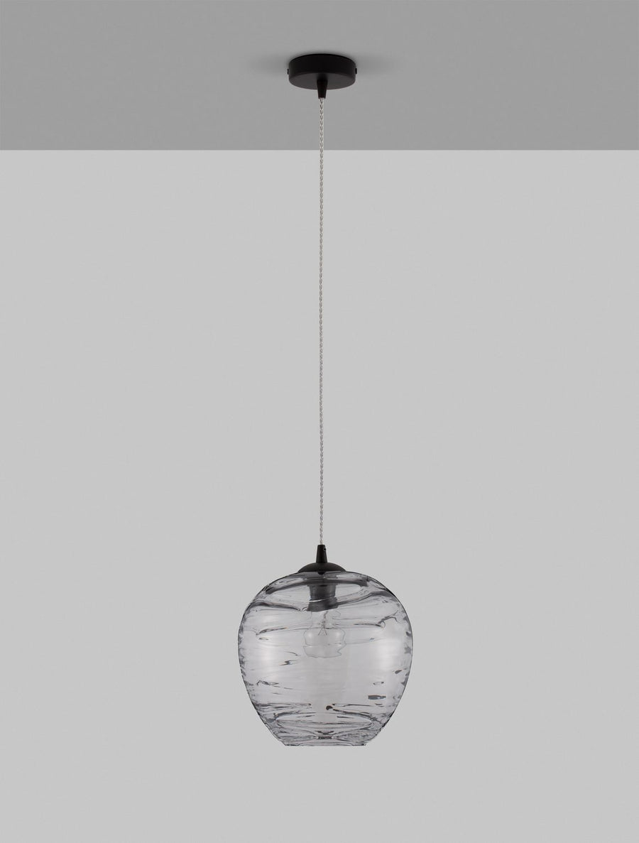 Suspension Evleen noire, verre (9009258)