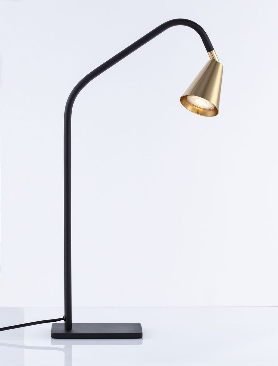 Lampe à poser Geko noire