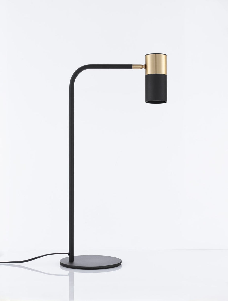 Lampe à poser Pongo noire, H 55 cm
