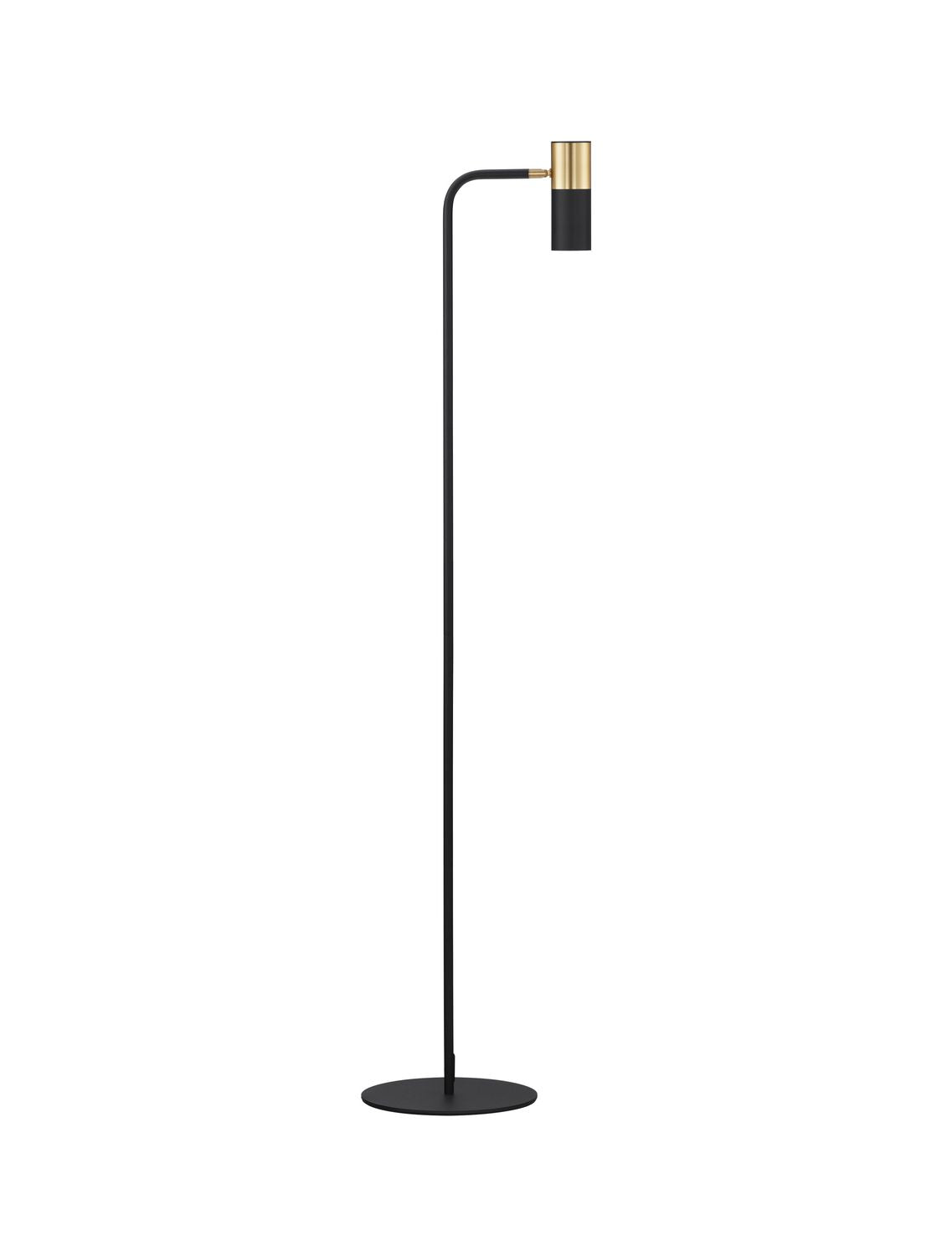 Lampadaire Pongo noir, H 135 cm