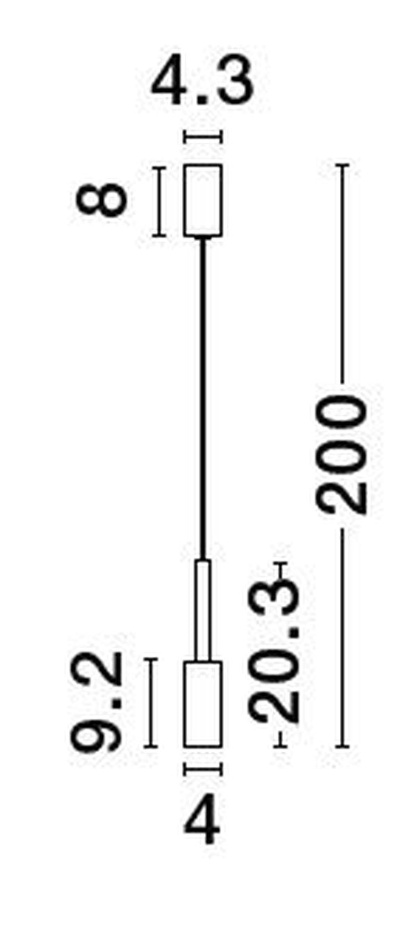 Suspension JOY noire (9010228)