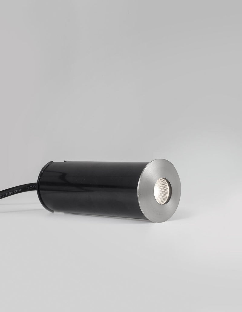 Luminaire extérieur Bang nickel, H 5,3 cm (9019212)