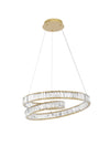 Suspension Conceto dorée, cristal (9019721)