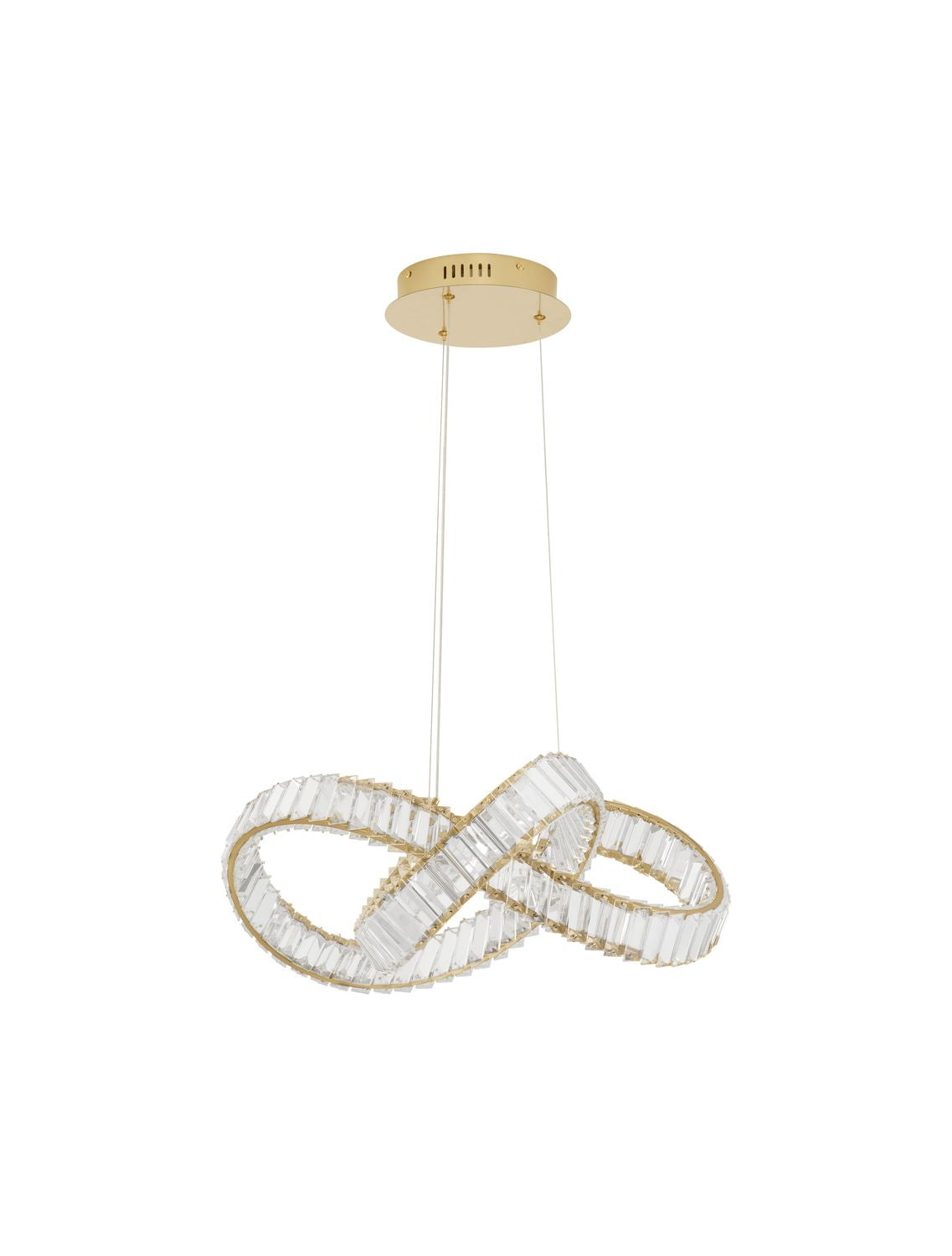 Suspension Conceto dorée, cristal (9019722)