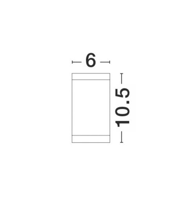 Luminaire extérieur | Cerise Gris
