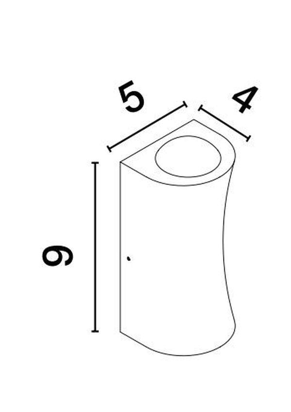 Applique extérieure Azar noire