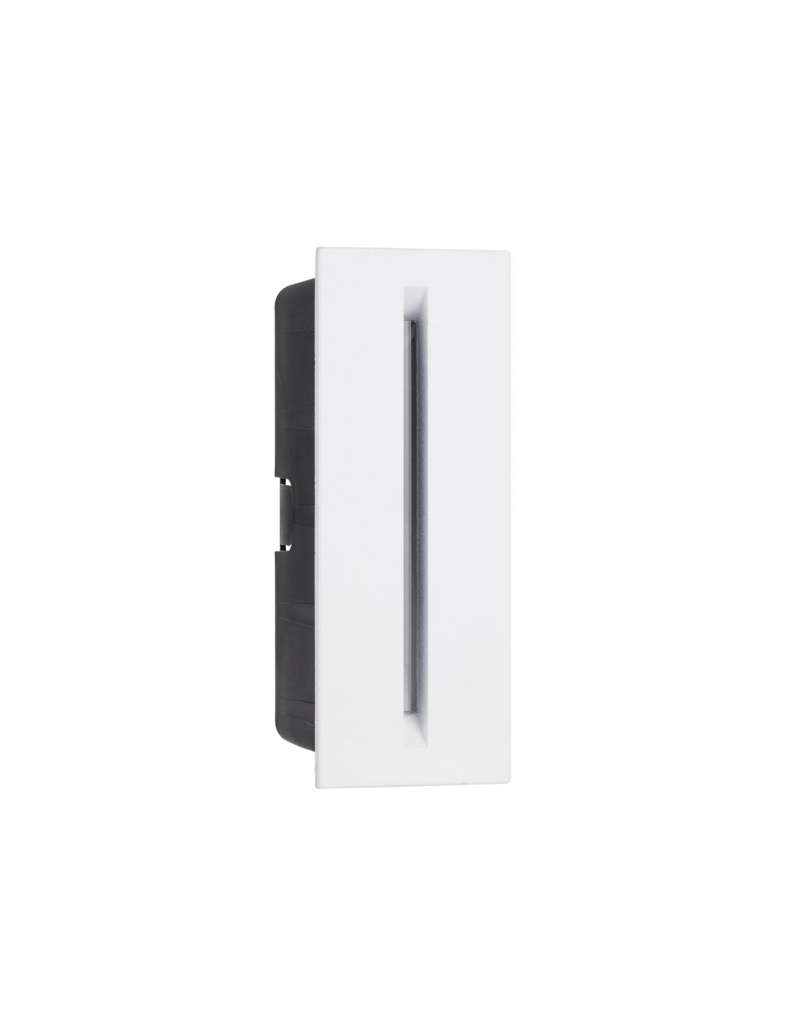 Applique extérieure Aizen blanche, verre