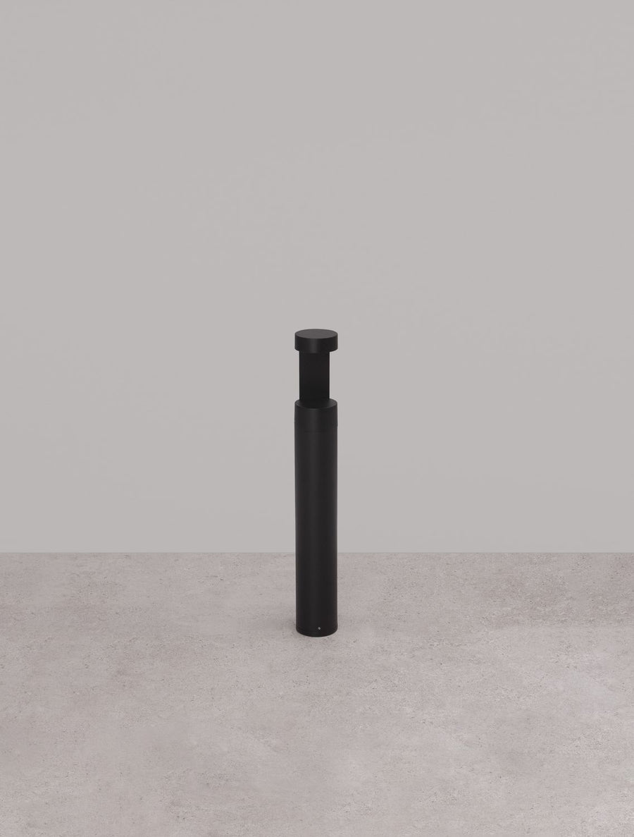 Borne extérieure Tala noire, verre