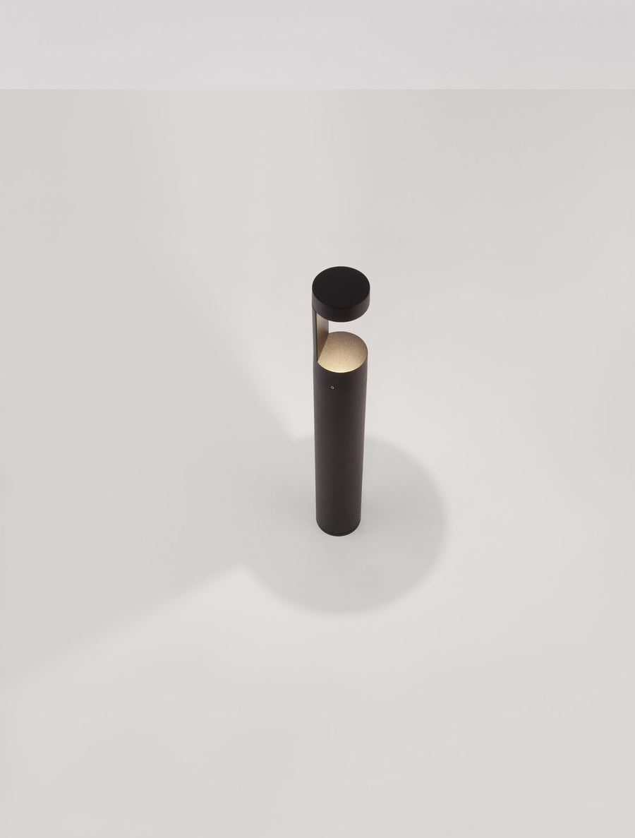 Borne extérieure Tala noire, verre