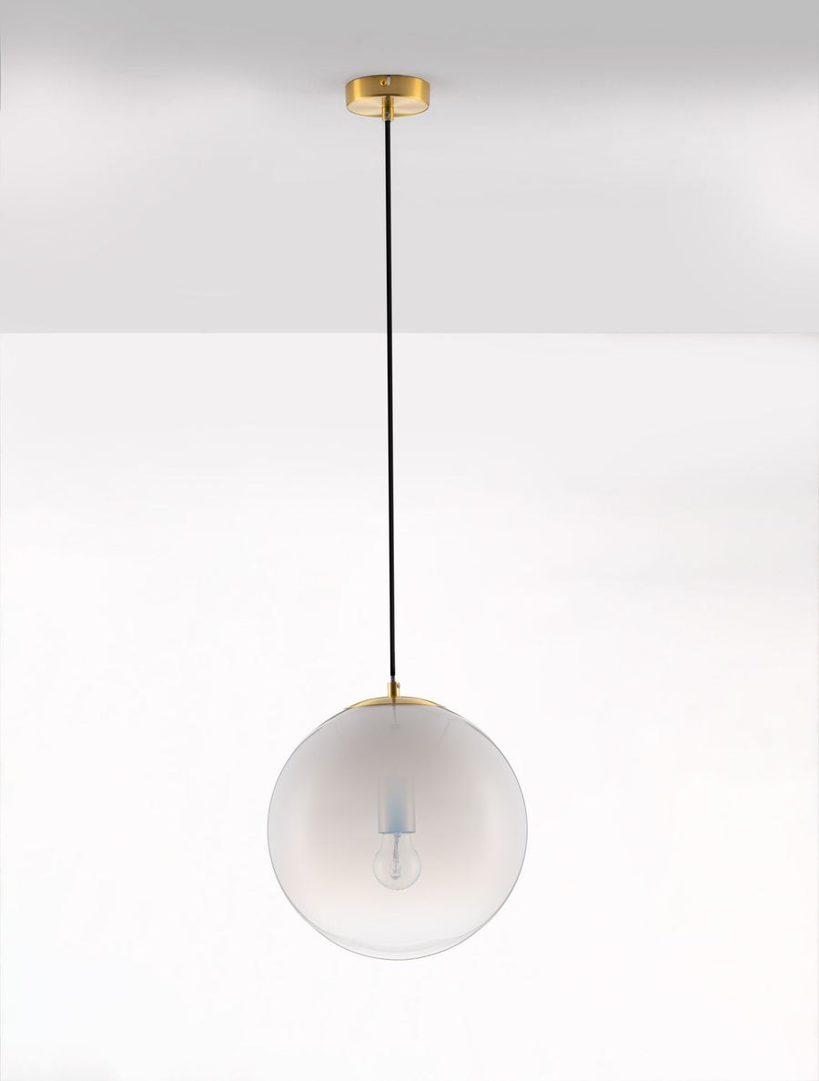 Suspension Vita dorée, verre (9028836)