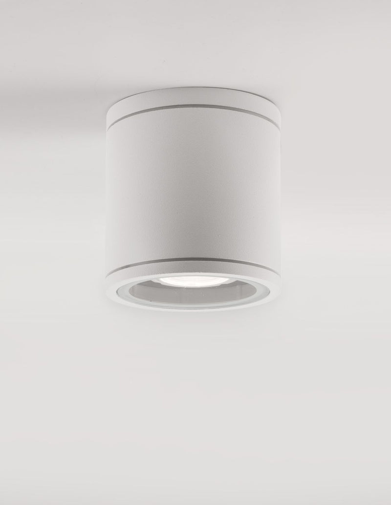 Plafonnier extérieur Cerise blanc, H 9 cm (9040061)
