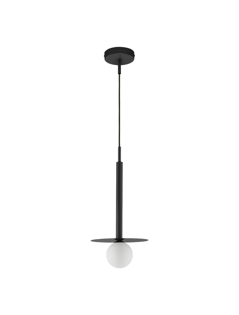 Suspension Pielo noire, verre