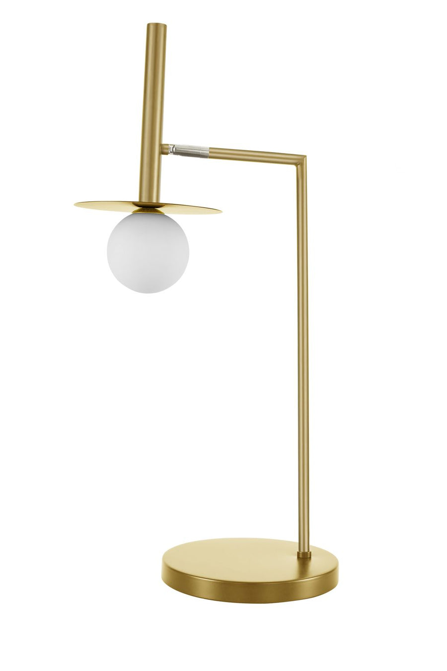 Lampe à poser Pielo dorée, verre