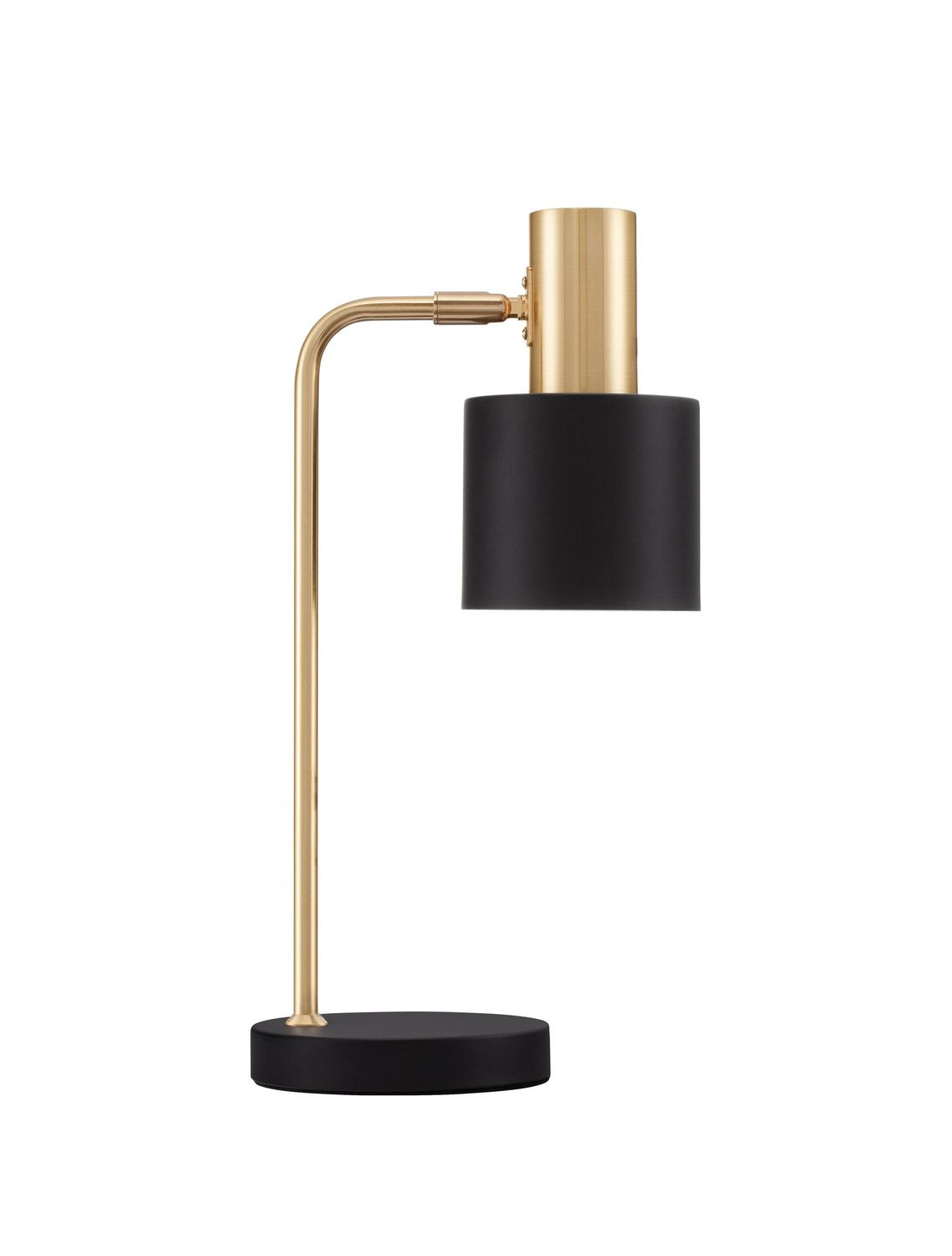 Lampe à poser PAZ dorée, H 43,5 cm