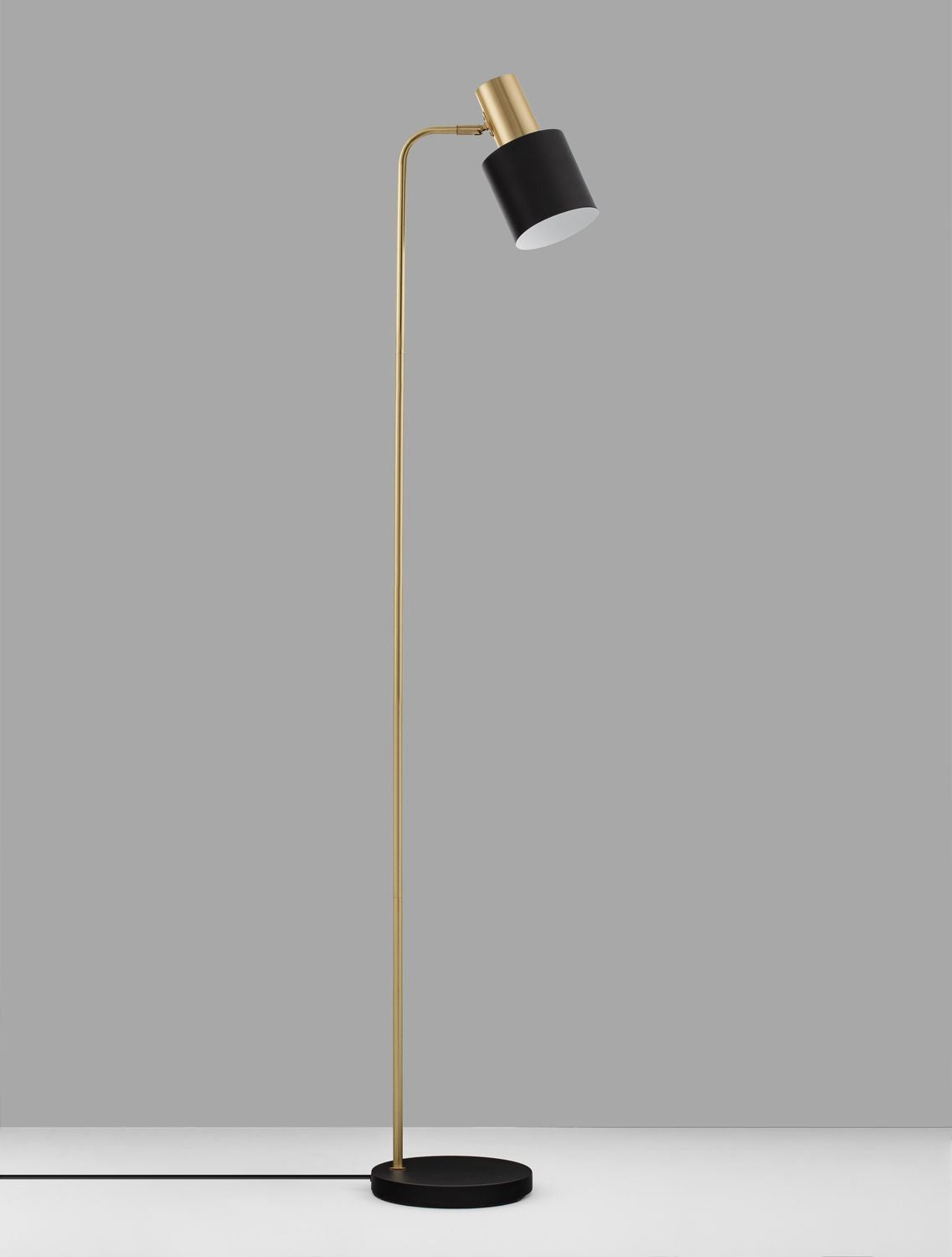 Lampadaire PAZ doré, H 153,5 cm