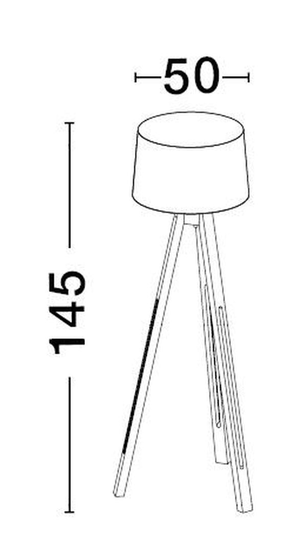 Lampadaire LE ROY bois