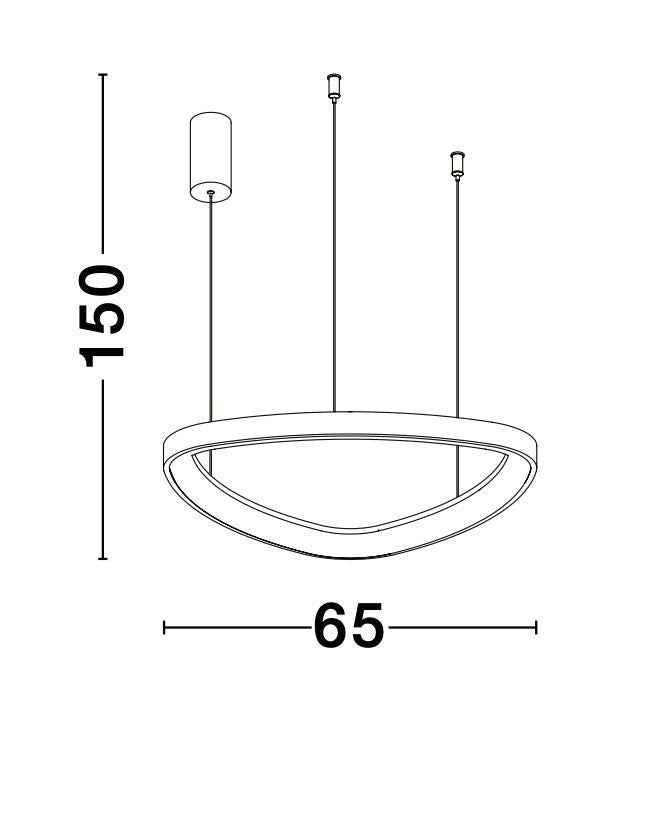 Suspension Esteva marron