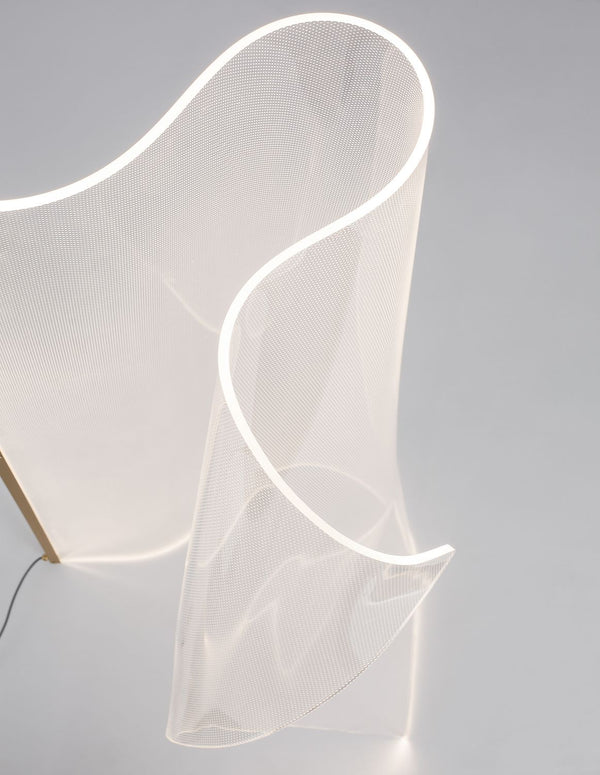 Lampadaire Siderno doré