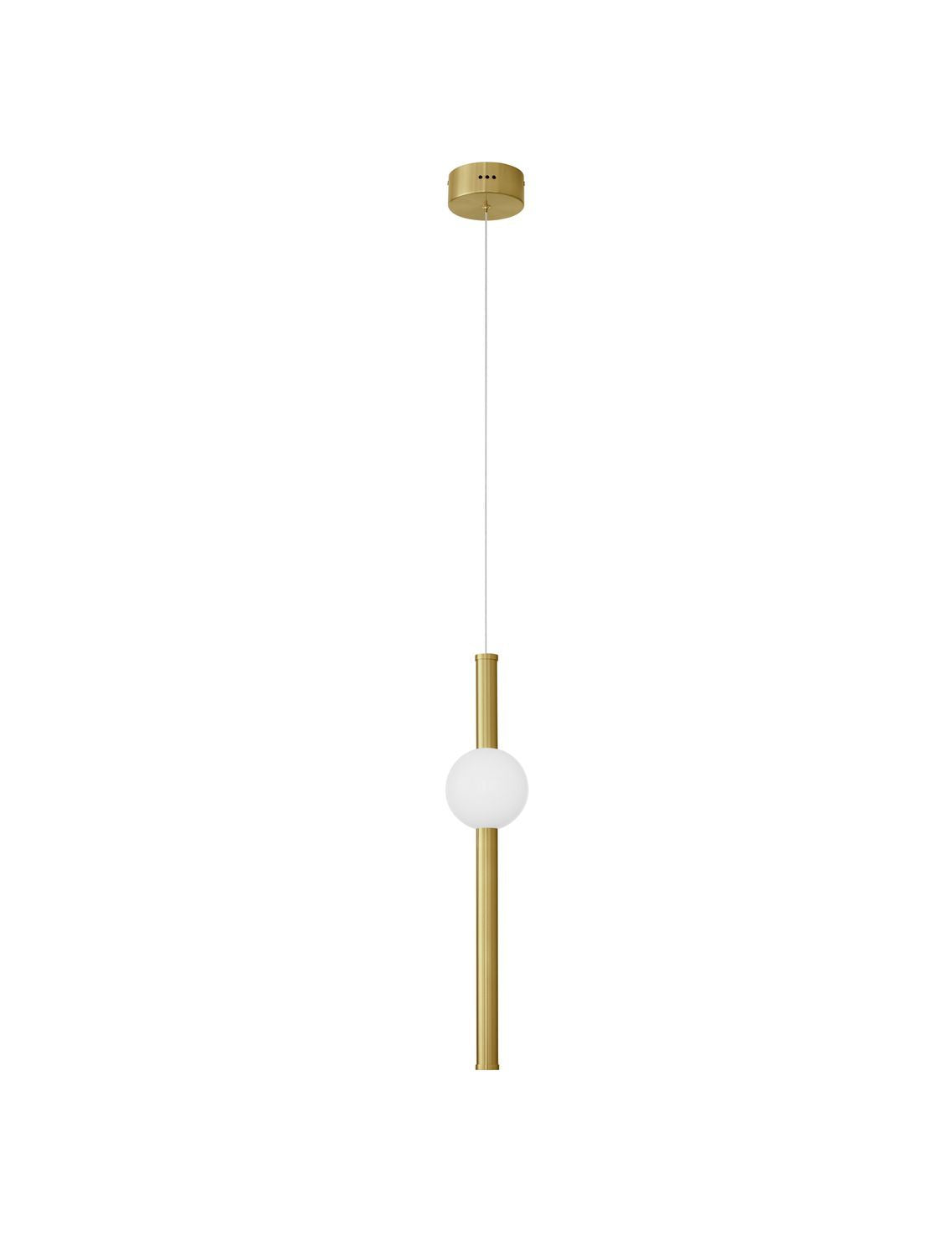 Suspension Neutron dorée, H 150 cm (9054451)