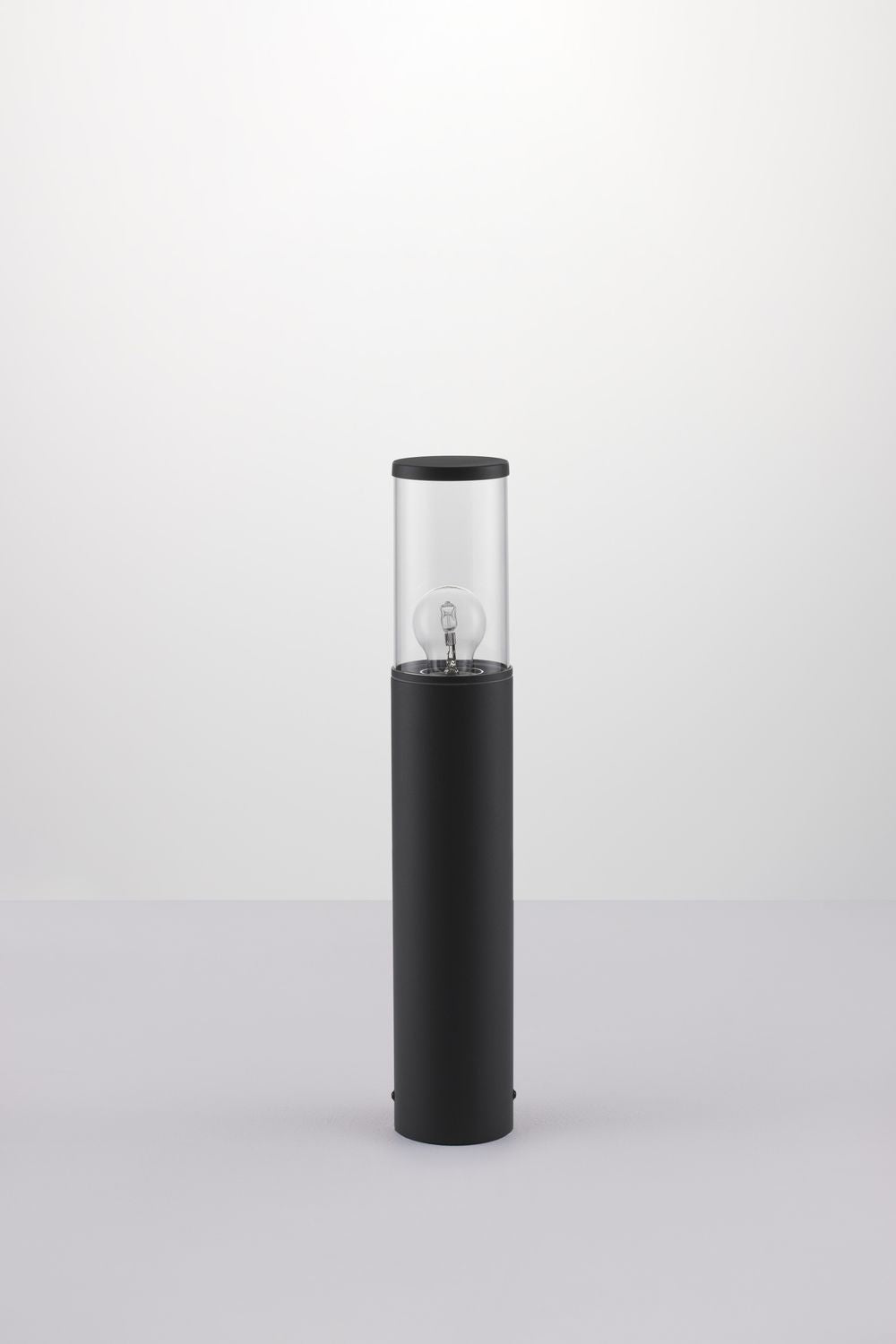 Borne extérieure Zosia grise, H 50 cm