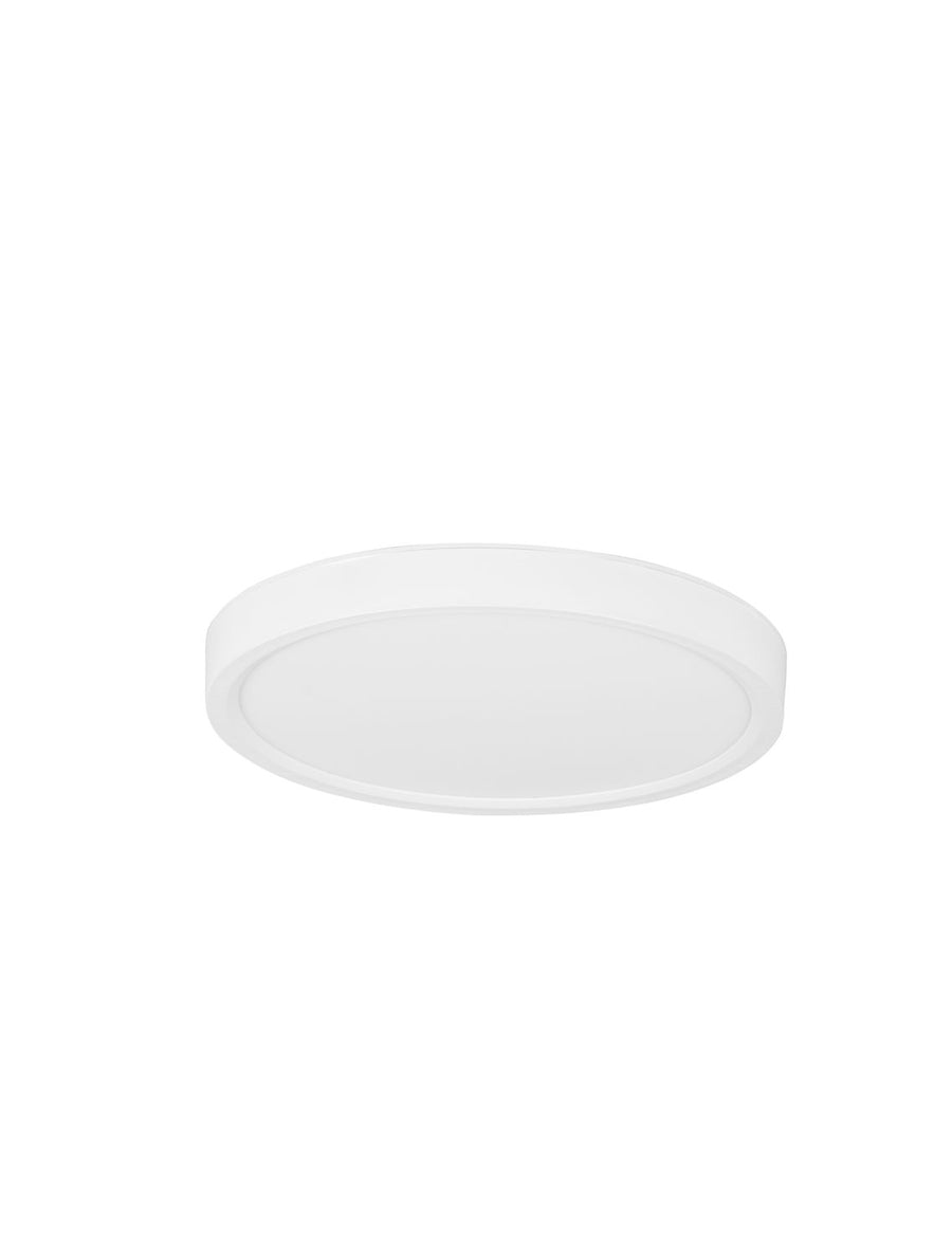 Plafonnier Dixie blanc, Ø 22 cm