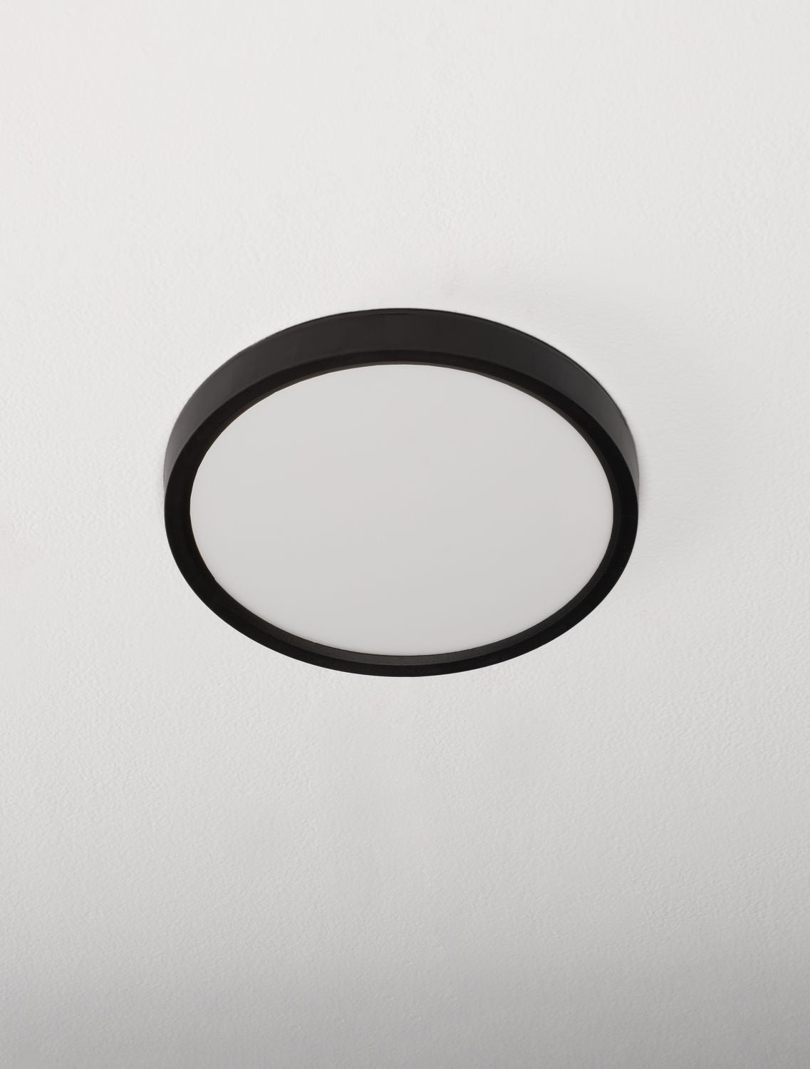 Plafonnier Dixie noir, Ø 22 cm