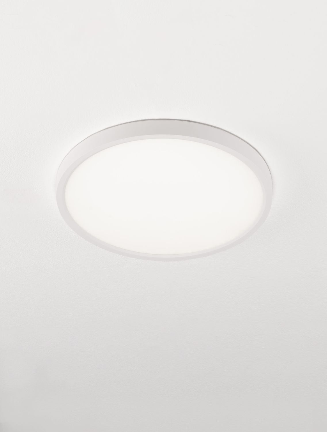 Plafonnier Dixie blanc, Ø 30 cm