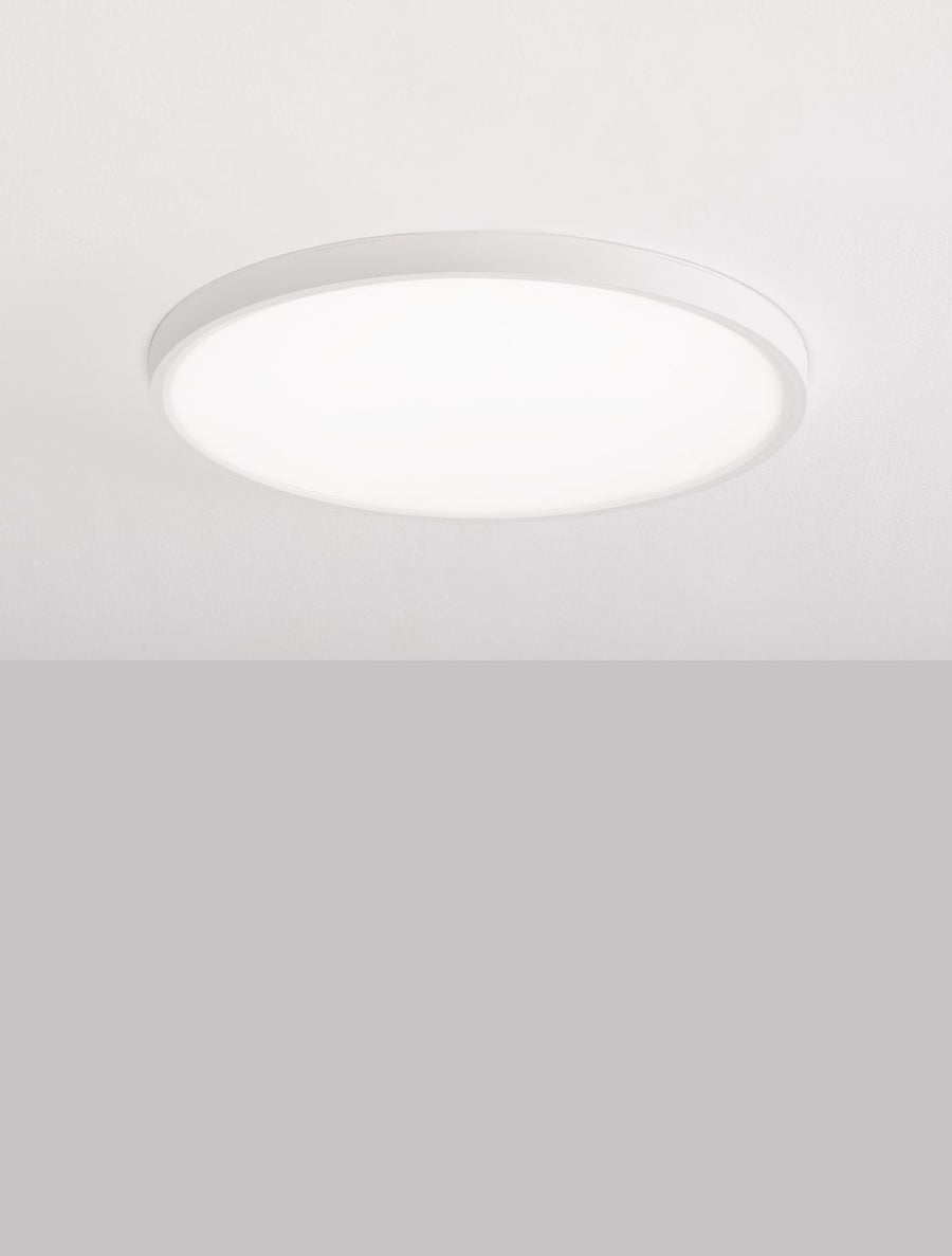 Plafonnier Dixie blanc, Ø 40 cm