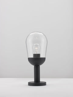 Borne extérieure Omika grise, verre