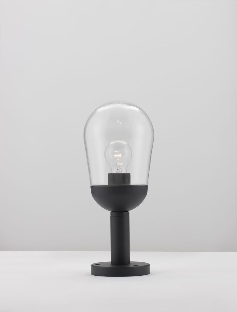 Borne extérieure Omika grise, verre