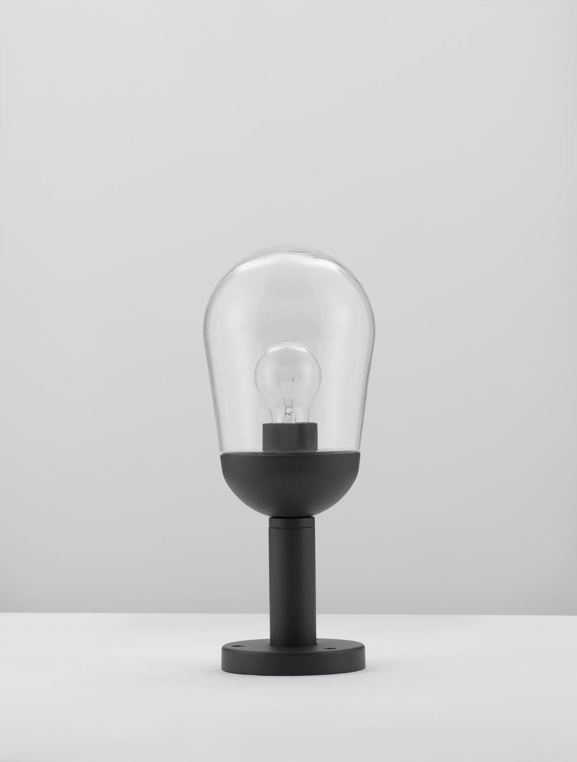 Borne extérieure Omika grise, verre