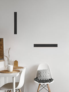 Applique murale Seline noire, L 60 cm