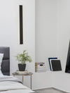 Applique murale Seline noire, L 90 cm