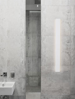 Applique murale Seline blanche, L 90 cm