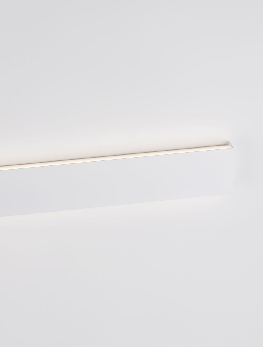 Applique murale Seline blanche, L 90 cm