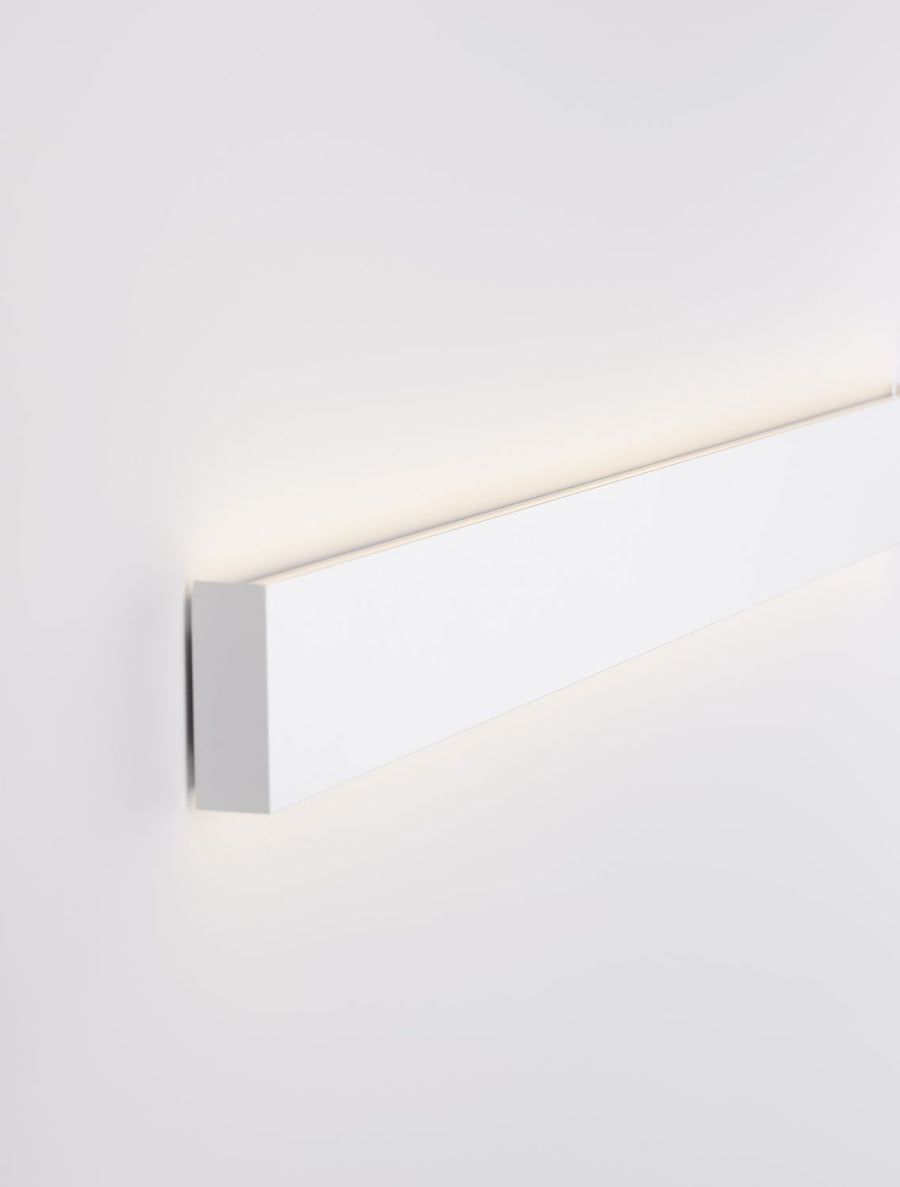 Applique murale Seline blanche, L 90 cm