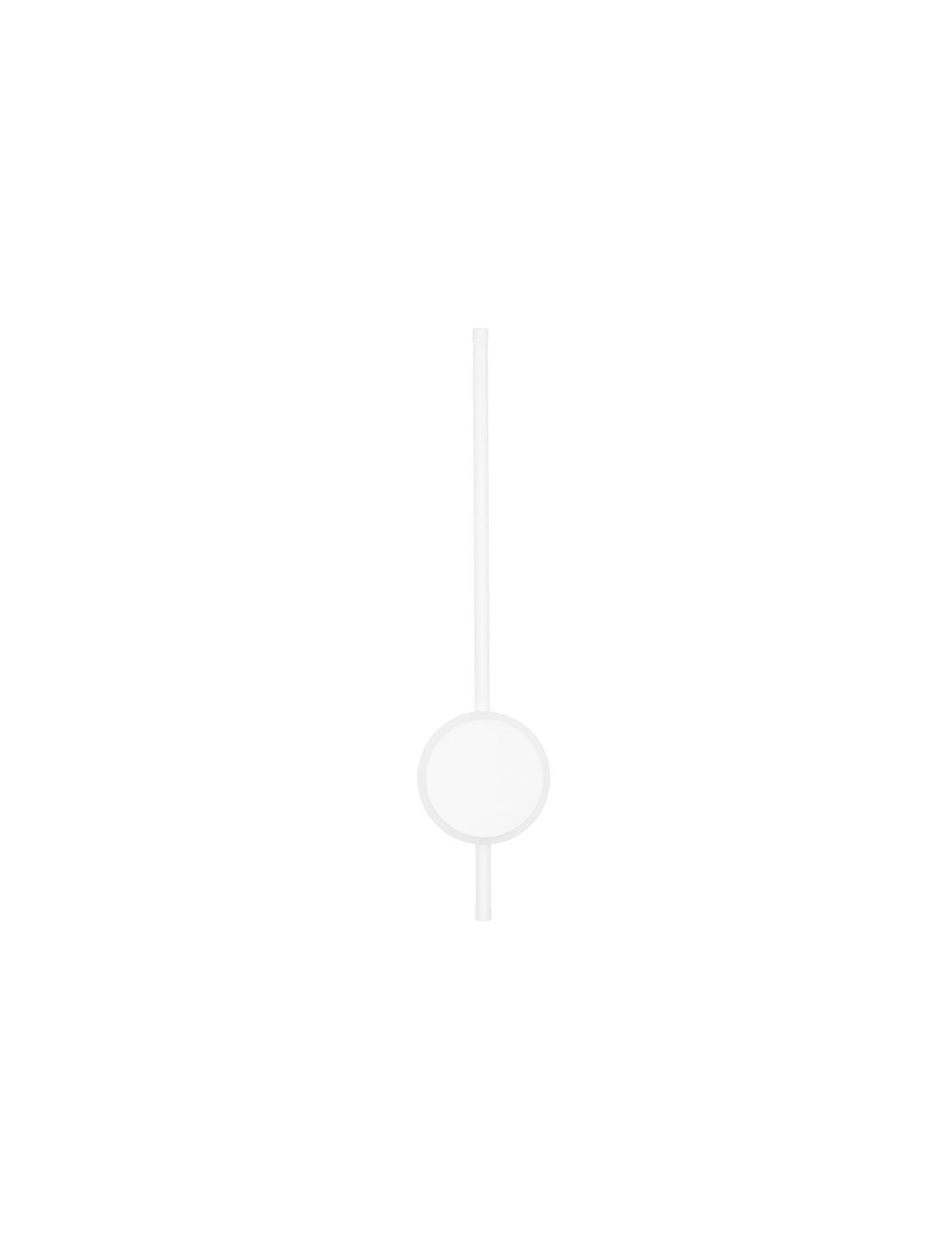 Applique murale Clock noire, H 60,7 cm