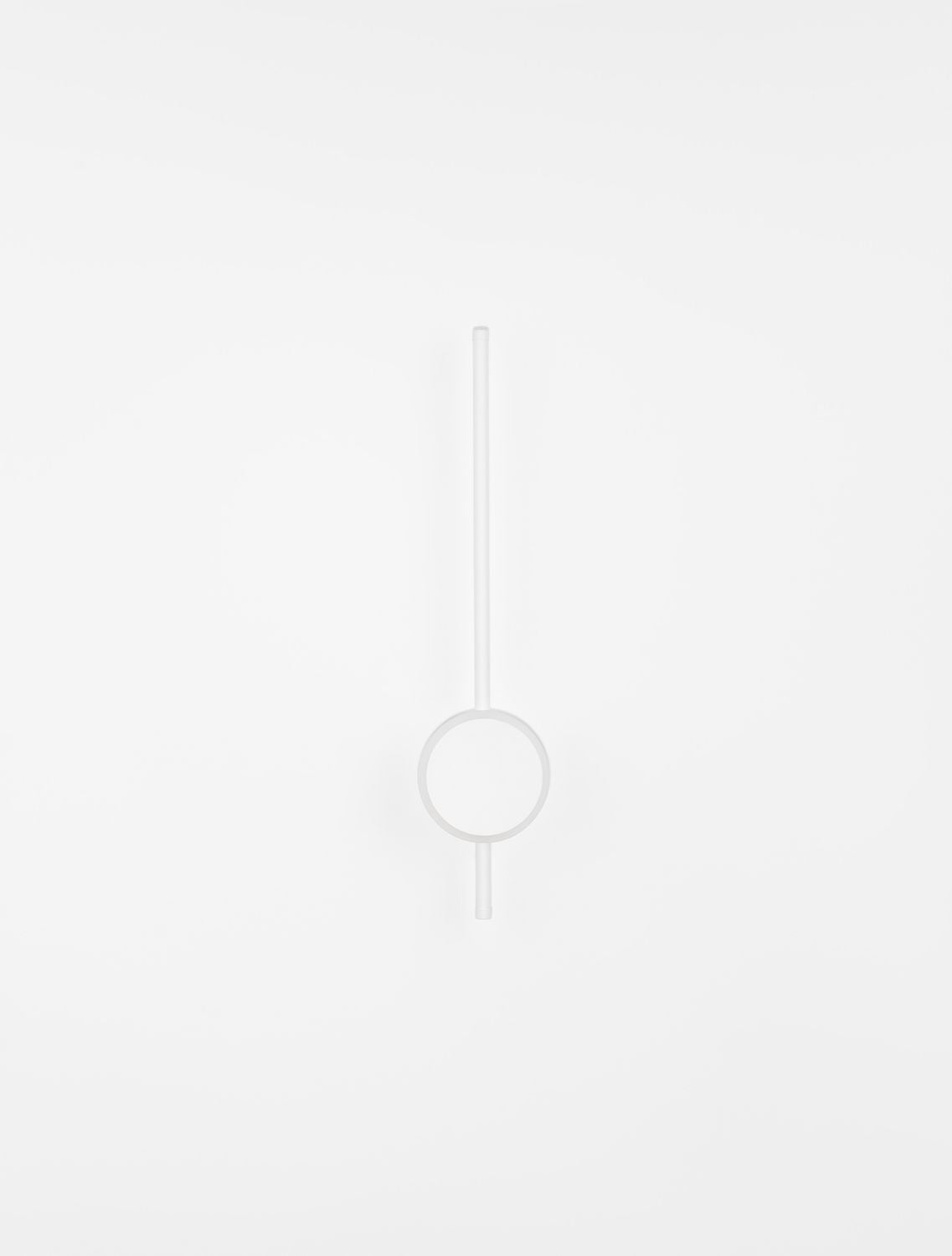 Applique murale Clock noire, H 60,7 cm