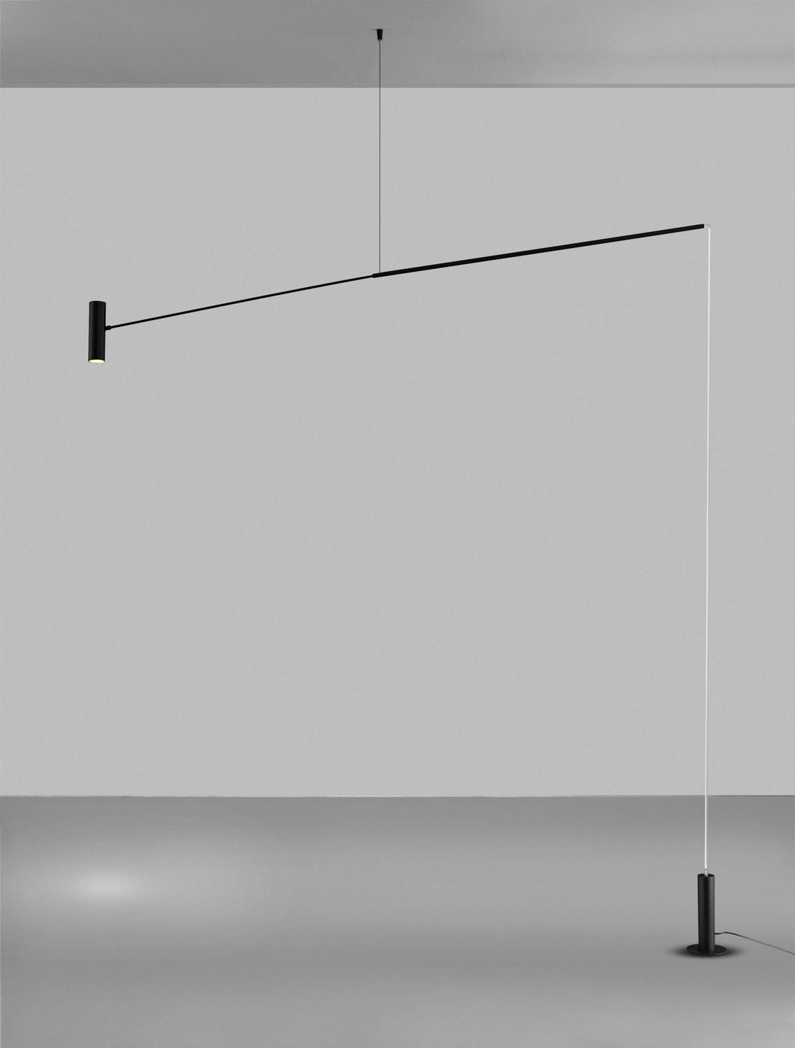 Lampadaire Voice noir