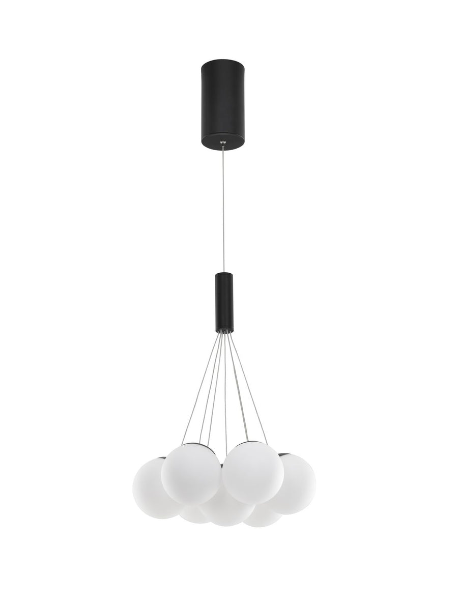 Suspension Nuvole noire, verre (9061433)