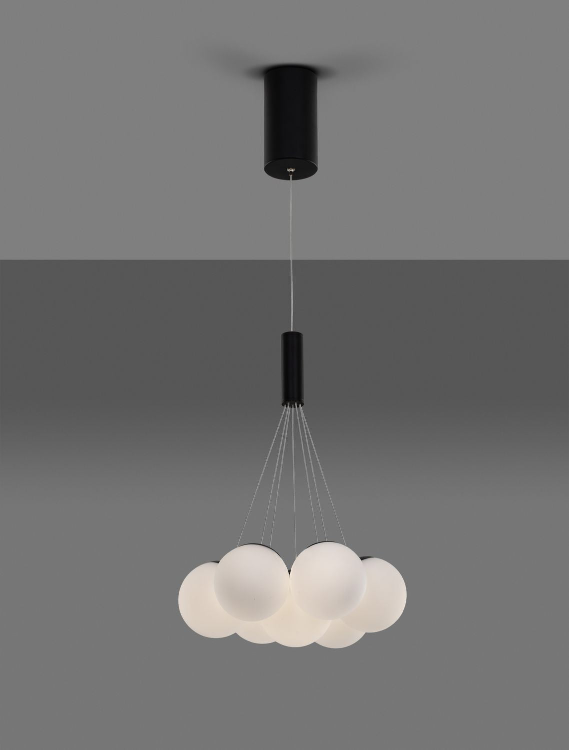 Suspension Nuvole noire, verre (9061433)